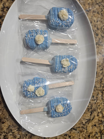 Elegant Rose Garden Cake Pops – Perfect for Bridal & Baby Showers