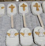 Divine Grace Gold & White Cakesicles – Set of 12