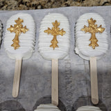 Divine Grace Gold & White Cakesicles – Set of 12